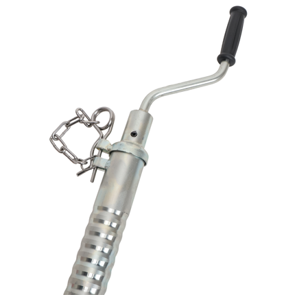 Knott Ifor Williams neuswiel - 48 mm - geribbeld - draagvermogen: 250 kg - stalen velg