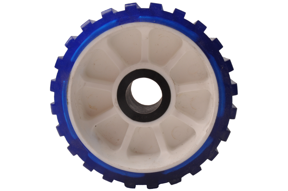 Knott Kimrol blauw - 128x75 mm - 22 mm naafdiameter