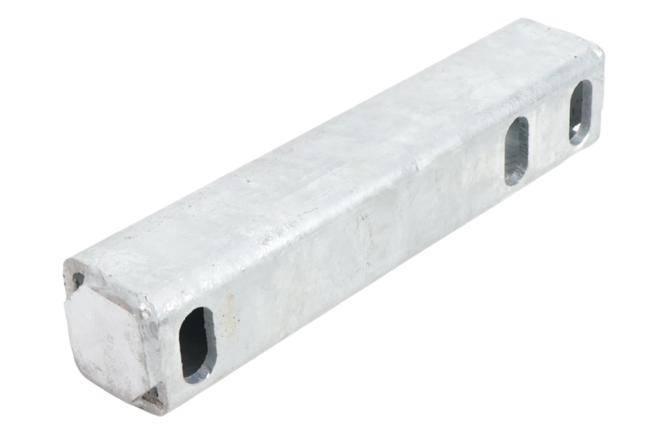 Knott Knott adapterplaat - hartmaat 166/207mm - hoogte 50 mm