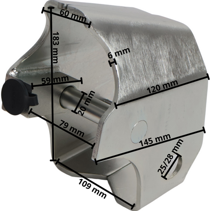 Knott Knott KSS premium SCM koppelingsslot - geschikt voor KS25/30/35 koppeling