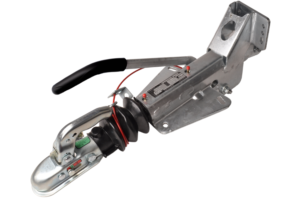 Knott Knott oplooprem aanhanger - KF13-C mechanisch - maximaal trekvermogen: 1300 kg - V-dissel montage - incl. neuswielconsole