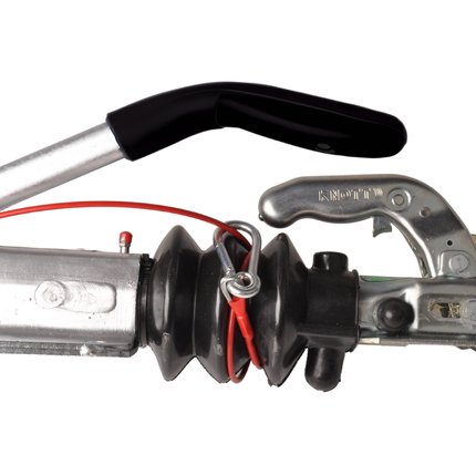 Knott Knott oplooprem aanhanger - KF13-C mechanisch - maximaal trekvermogen: 1300 kg - V-dissel montage - incl. neuswielconsole