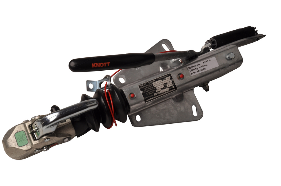 Knott Knott oplooprem aanhanger KF17-C - 1700 kg maximaal trekvermogen V-dissel aansluiting