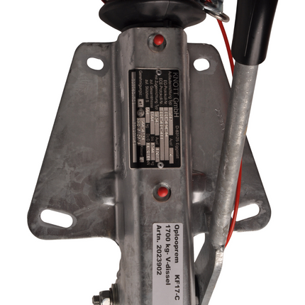 Knott Knott oplooprem aanhanger - KF17-C - maximaal trekvermogen: 1700 kg - V-dissel aansluiting