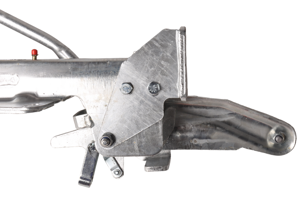 Knott Knott oplooprem aanhanger - KF20 - maximaal trekvermogen: 2000 kg - incl. neuswielconsole - V-dissel aansluiting