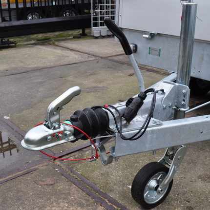 Knott Knott oplooprem aanhanger - KF20 - maximaal trekvermogen: 2000 kg - incl. neuswielconsole - V-dissel aansluiting