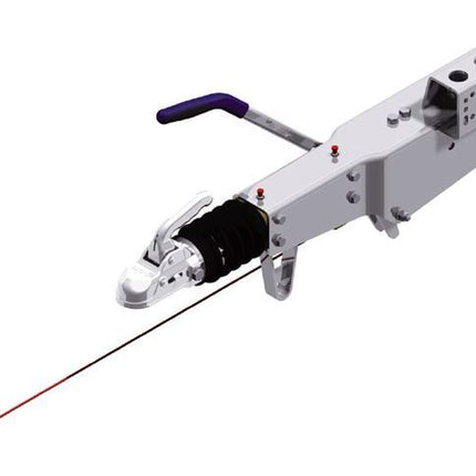 Knott Knott oplooprem aanhanger KRV20A - 2000 kg maximaal trekvermogen - koker 80 mm aansluiting - inclusief neuswielconsole