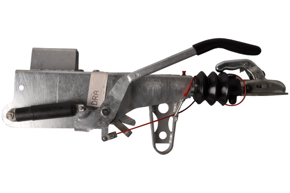 Knott Knott oplooprem aanhanger KRV20A - 2000 kg maximaal trekvermogen - koker aansluiting 100 mm - inclusief neuswielconsole