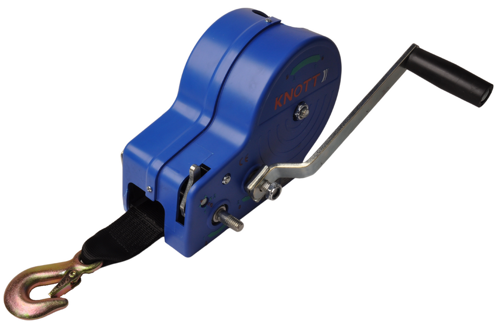 Knott Ongeremde handlier - 1150/575 kg - inclusief lierband en lasthaak - 2 snelheden