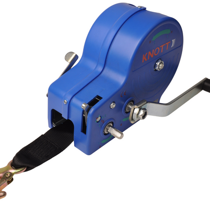 Knott Ongeremde handlier - 900/450 kg - inclusief lierband en lasthaak - 2 snelheden
