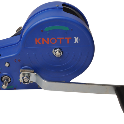 Knott Ongeremde handlier - 900/450 kg - inclusief lierband en lasthaak - 2 snelheden