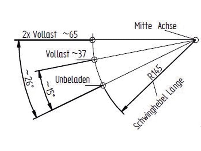 Knott Ongeremde torsie as - padmaat 1300 mm - flensmaat 1670 mm - 750 kg - 4x100