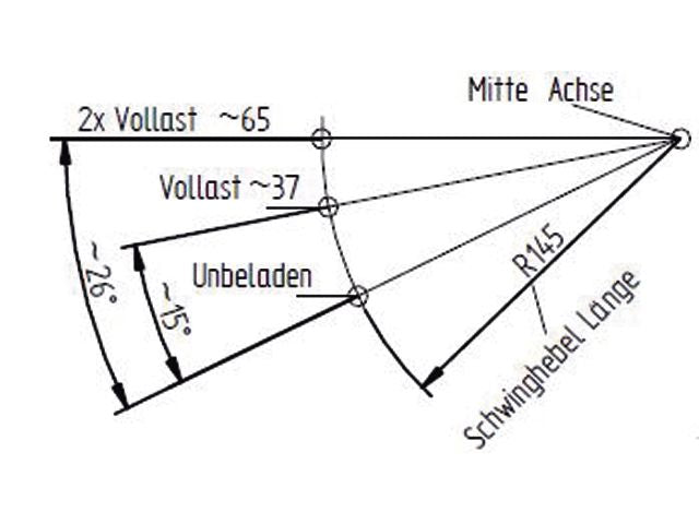 Knott Ongeremde torsie as - padmaat 1300 mm - flensmaat 1750 mm - 1050 kg - 5x112