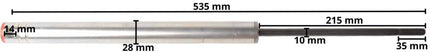 Knott Oploopremdemper Knott voor KF30-E/ KRV30-B - dempercode 8700390914