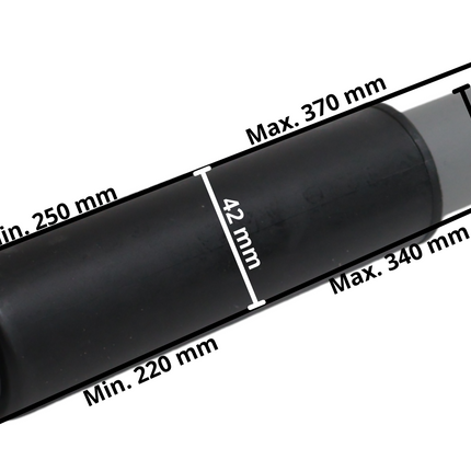 Knott Set van 2 originele KNOTT schokdempers/schokbrekers (nr. 990020) - tot 3500 kg - inclusief bevestiginsmateriaal