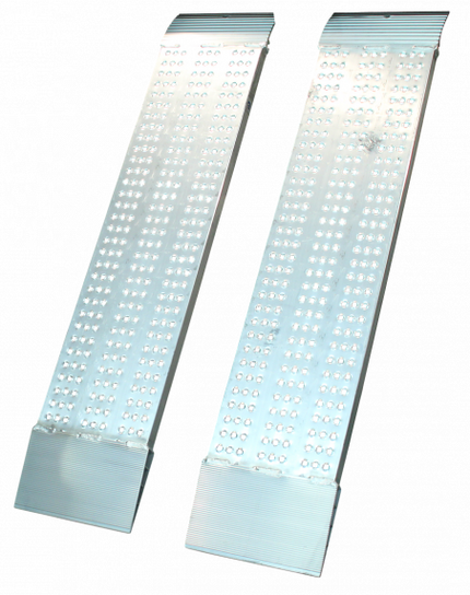 Metalmec Set oprijplaten - aluminium - recht 2132 kg (200x31,5x5,5 cm) aluminium