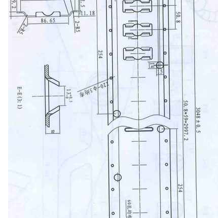 Novio Rails voor ladingzekering  2,5 mm dikte -150 & 250 cm