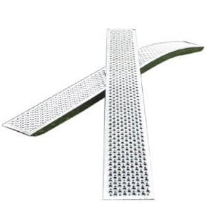 Novio Set  gebogen oprijplaten - aluminium - 1000 kg (200x26 cm)