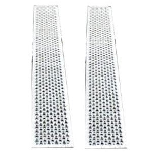 Novio Set oprijplaten - aluminium - recht - 1000 kg (200x26 cm)