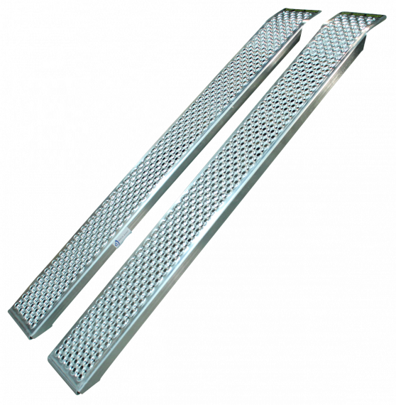 Novio Set oprijplaten - aluminium - recht 400 kg (150x20 cm)