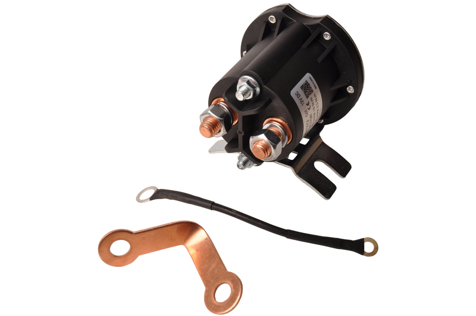 OMFB OMFB startrelais zwart voor hydrauliekpomp 12V