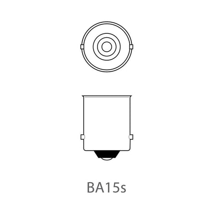 ProPlus 2x bol bajonet - 12V - 5W - BA15s