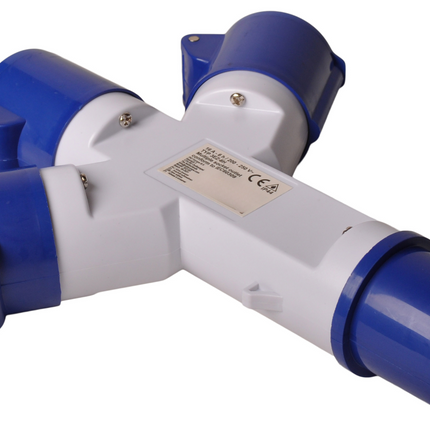 ProPlus CEE 3-weg splitter, camping stekker splitter 16A