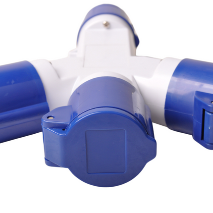 ProPlus CEE 3-weg splitter, camping stekker splitter 16A