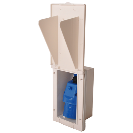 ProPlus CEE inbouwstekker - rechthoekig - 160x100 mm - wit