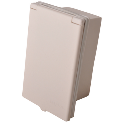 ProPlus CEE inbouwstekker - rechthoekig - 160x100 mm - wit
