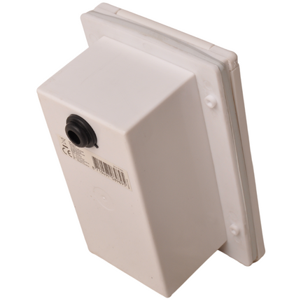 ProPlus CEE inbouwstekker - rechthoekig - 160x100 mm - wit