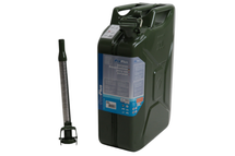 Metalen jerrycan + flexibele schenktuit