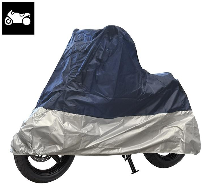 ProPlus ProPlus Motorhoes/scooterhoes XL - 246x104x127 cm - PEVA - blauw/zilver - PREMIUM