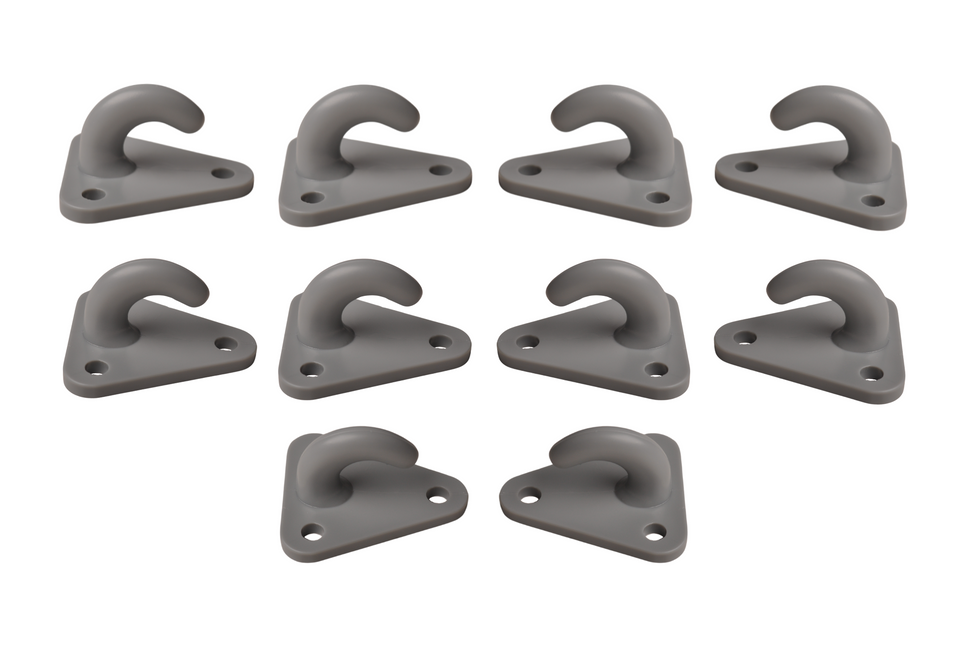 ProPlus Touwhaak kunststof 45x39 mm - 10 stuks