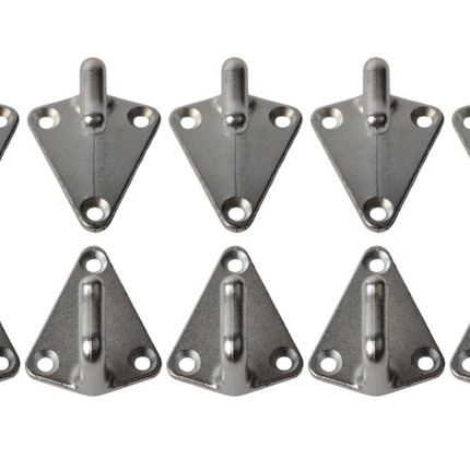 ProPlus Touwhaak metaal 40x45 mm - 10 stuks verpakt in blister
