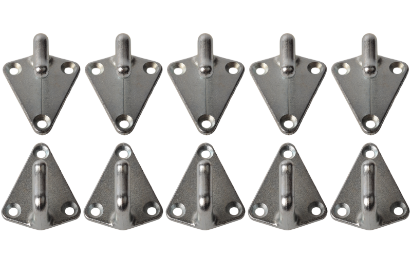 ProPlus Touwhaak metaal 40x45 mm - 10 stuks verpakt in blister