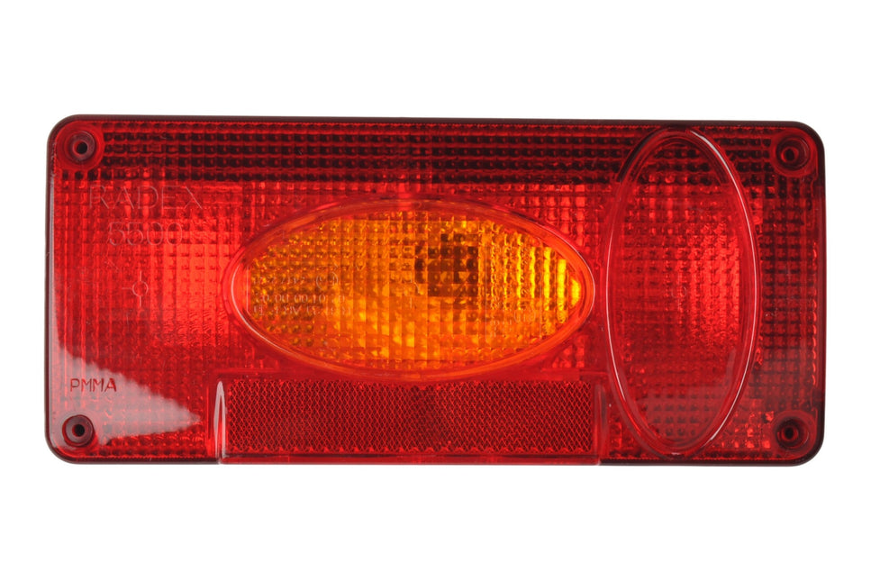 Radex Achterlicht - Radex 5500 - links - 216x98x70 mm - losse draad aansluiting