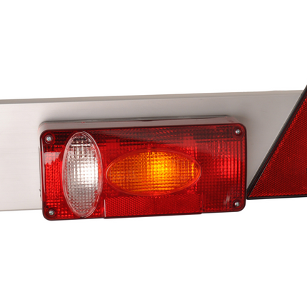 Radex Aluminium lichtbalk met Radex 5500 lampen - 7/13 polig - voorzien van Radex connectoren - 1400x138x90 mm