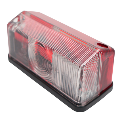 Radex Breedtelamp type 925 Rood/Wit inclusief montage materiaal