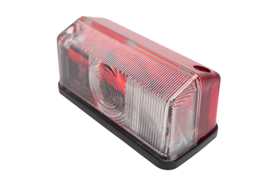 Radex Breedtelamp type 925 Rood/Wit inclusief montage materiaal