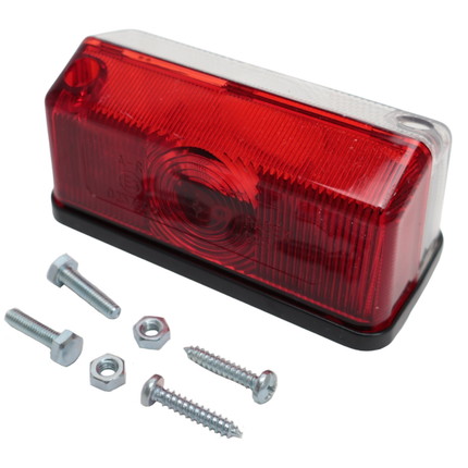 Radex Breedtelamp type 925 Rood/Wit inclusief montage materiaal