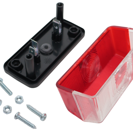 Radex Breedtelamp type 925 Rood/Wit inclusief montage materiaal