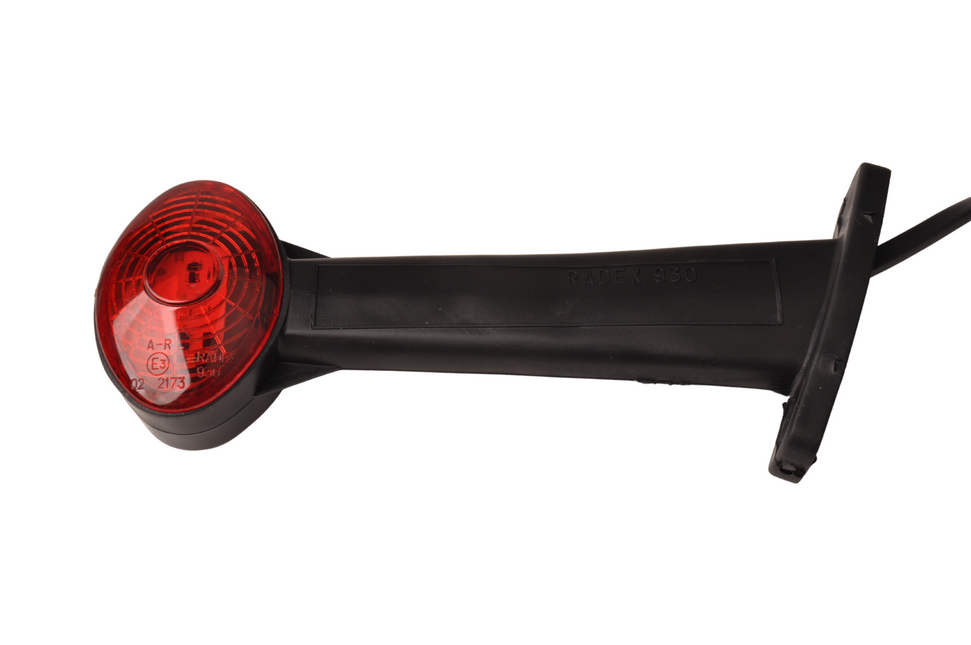 Radex LED Markeringslicht rood/wit  PN 930 met 20 cm kabel