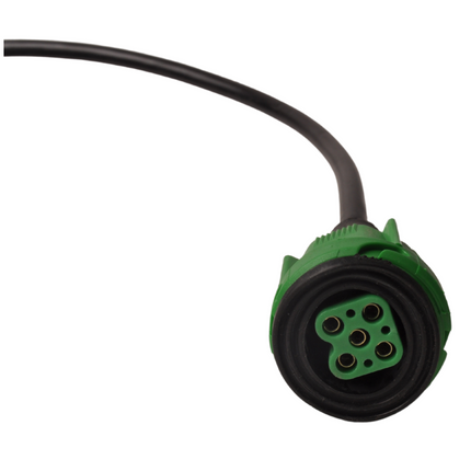 Radex Radex 5 polige connector/adapter - groen - inclusief 2 meter kabel
