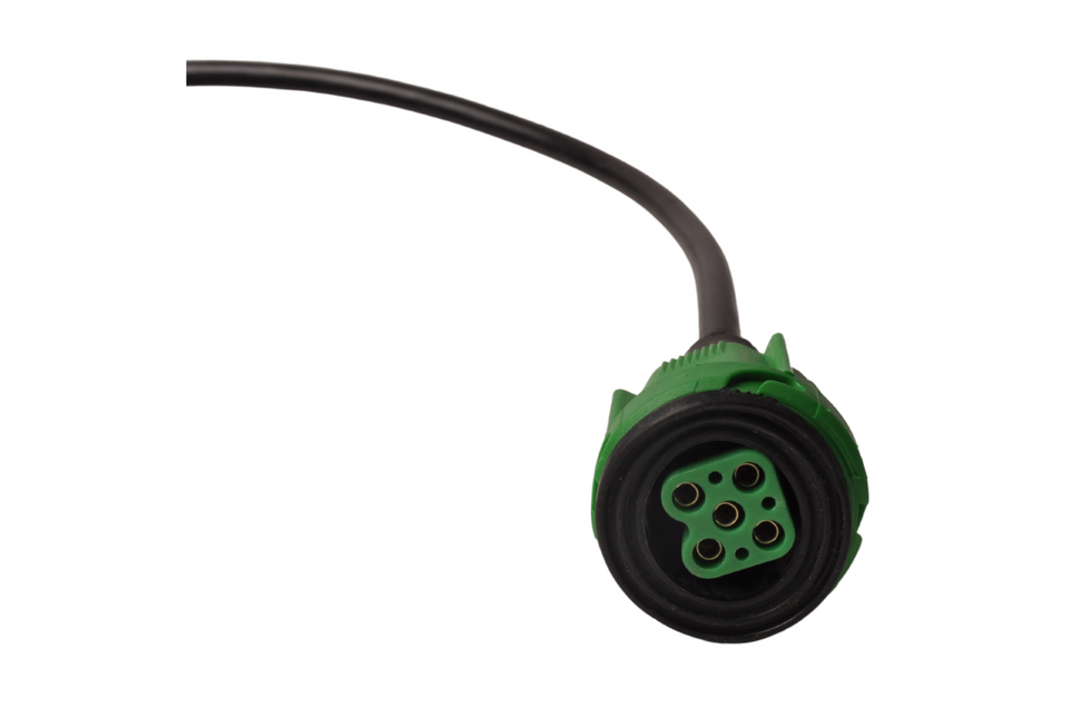 Radex Radex 5 polige connector/adapter - groen - inclusief 2 meter kabel