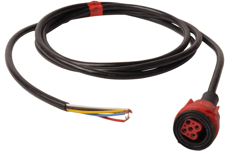 Radex Radex 5 polige connector/adapter - rood - inclusief 2 meter kabel
