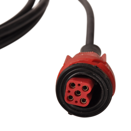 Radex Radex 5 polige connector/adapter - rood - inclusief 2 meter kabel