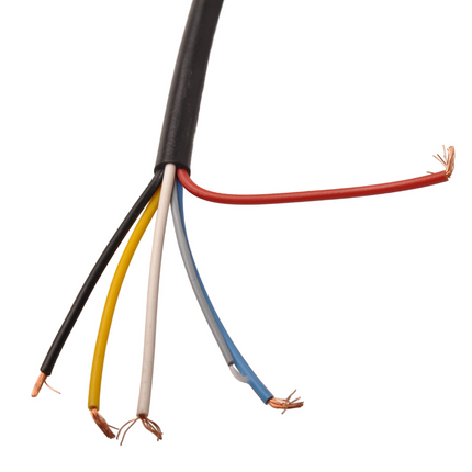 Radex Radex 5 polige connector/adapter - rood - inclusief 2 meter kabel
