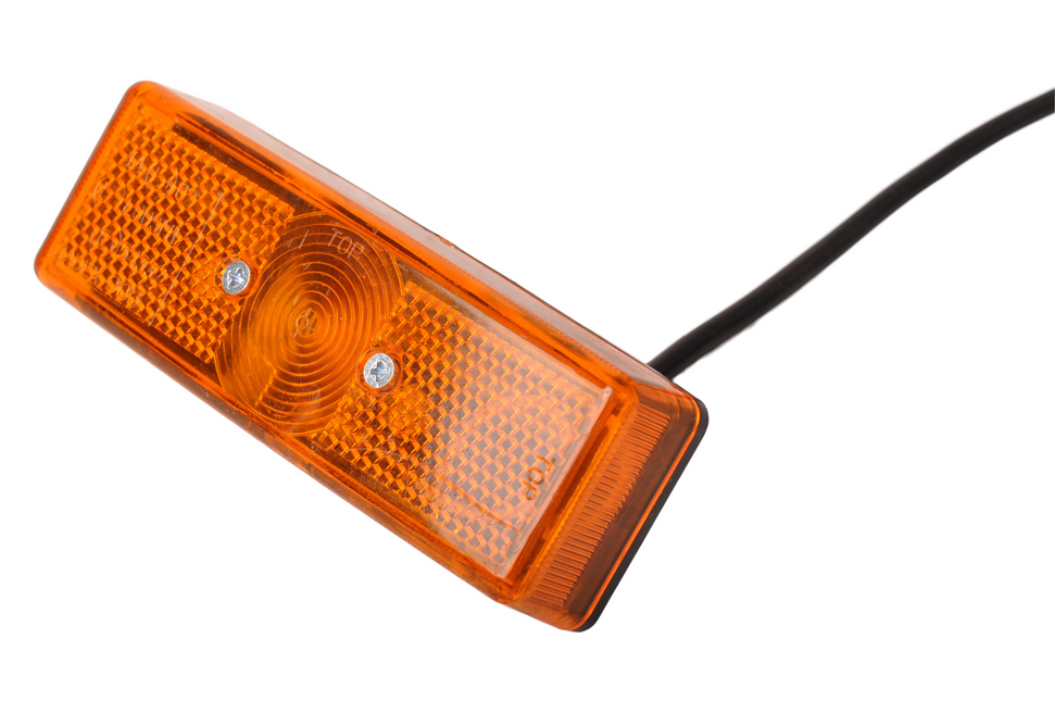 Radex Radex 905 - oranje/gele markeringslamp - losse draad aansluiting - gloeilamp