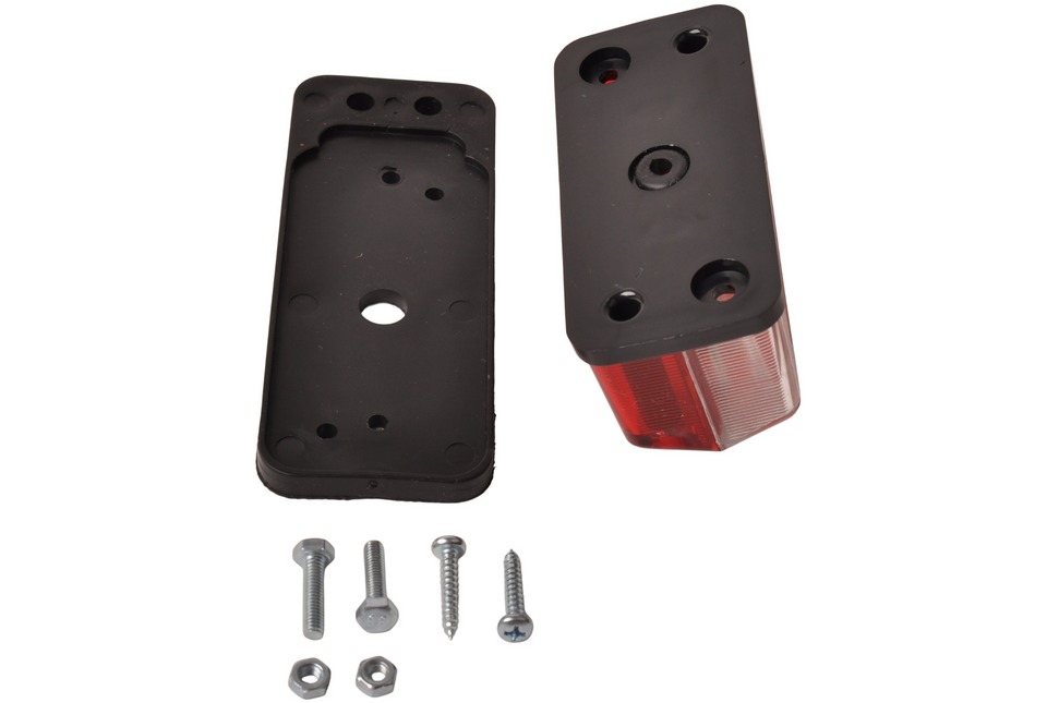 Radex Radex breedtelamp 925 Rood/Wit met houder